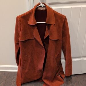 Solitaire Rust Trench Coat